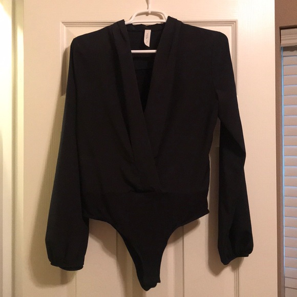 hello miss Tops - 3/$30 Black body suit